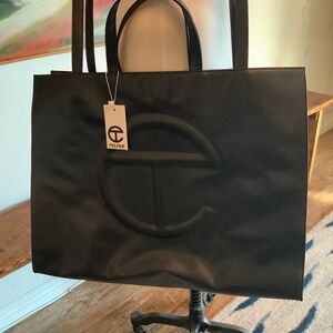 Telfar Large Navy Tote New